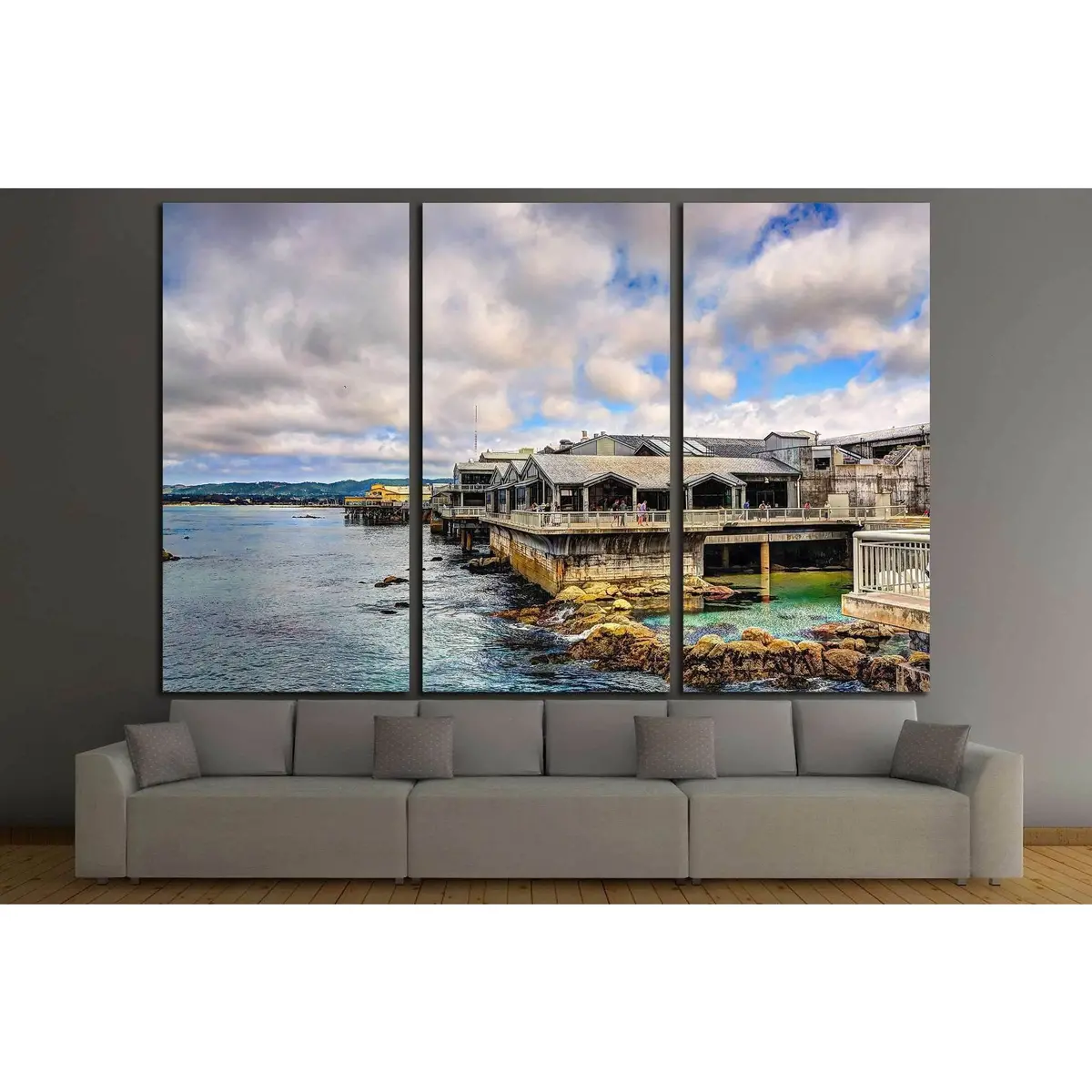 Monterey Bay Aquarium Building, California №1238 Ready To Hang Canvas Print 5