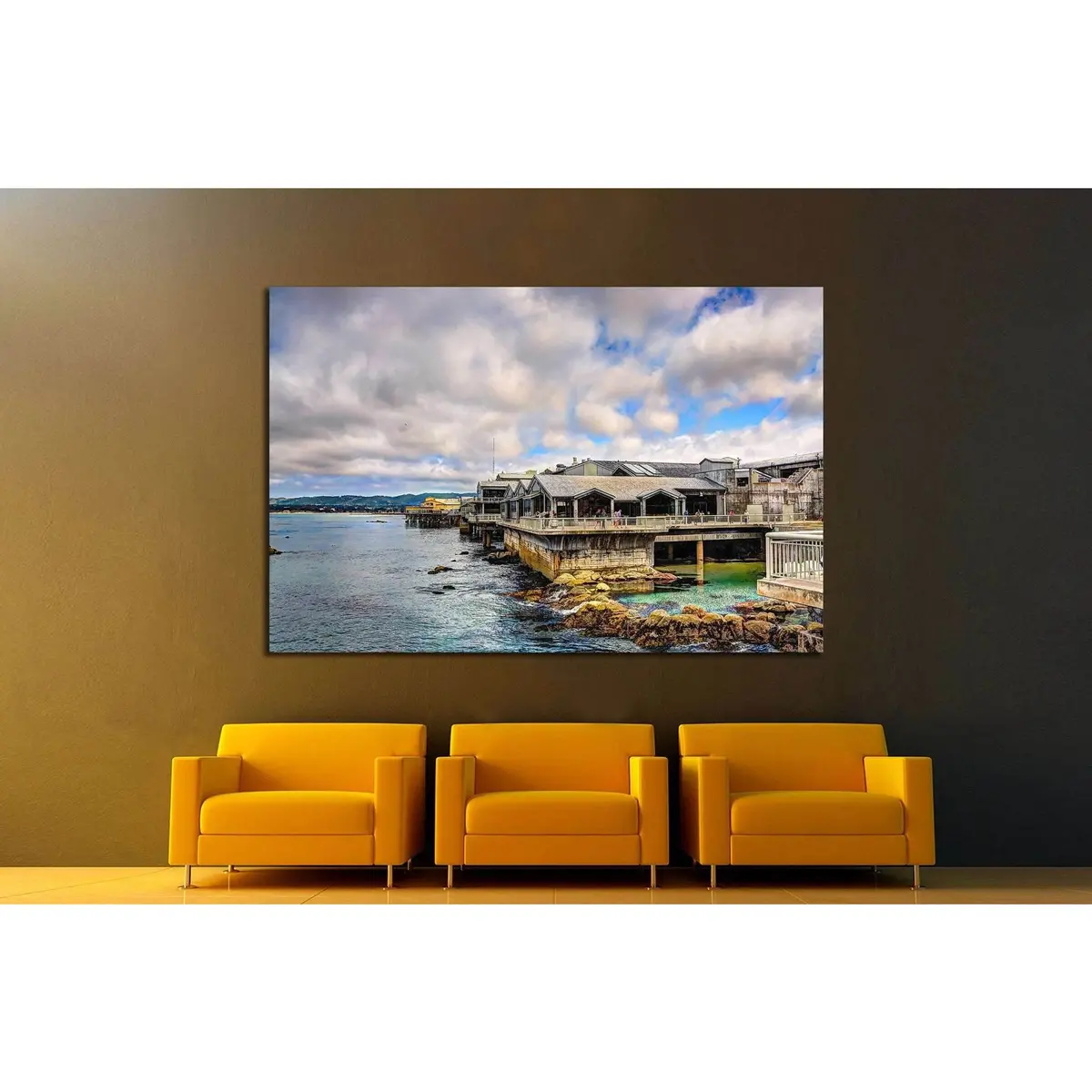 Monterey Bay Aquarium Building, California №1238 Ready To Hang Canvas Print 2
