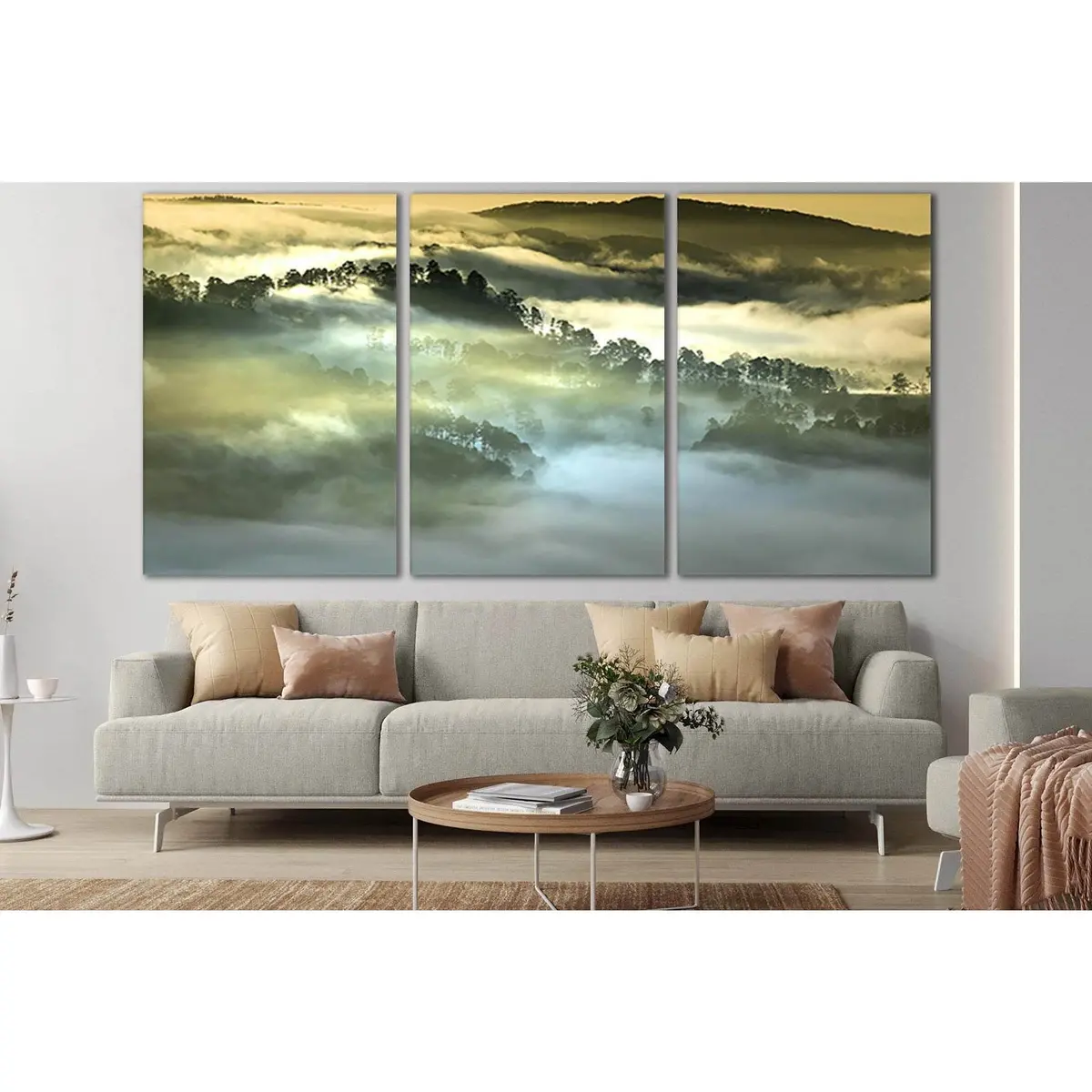 Morning Fog Forest Vietnam №Sl800 Ready To Hang Canvas Print 5