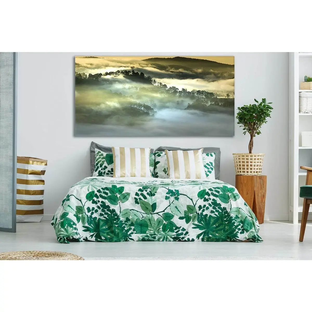 Morning Fog Forest Vietnam №Sl800 Ready To Hang Canvas Print 1