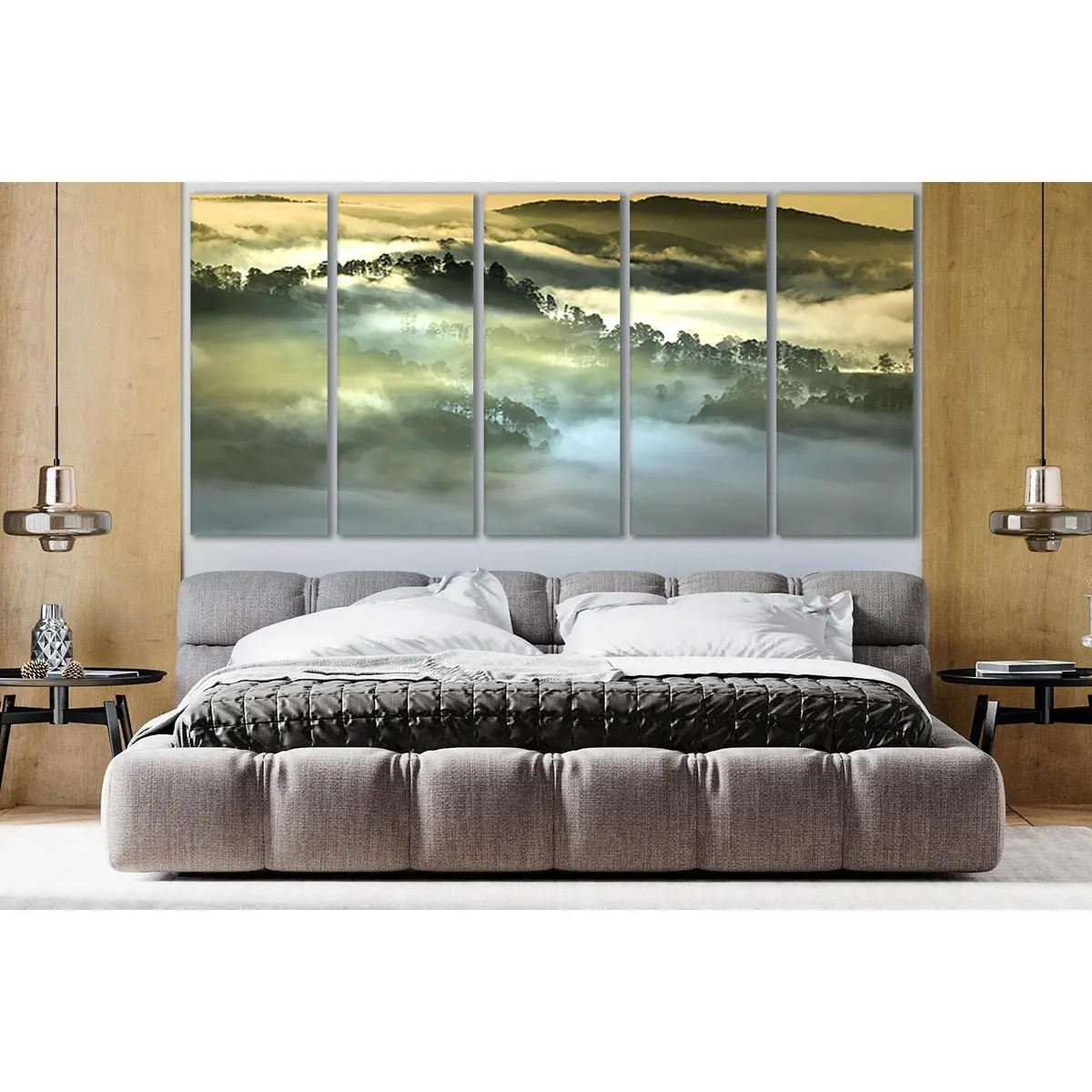 Vietnamese Forest Morning Fog Canvas Art №SL800 – Premium Ready-to-Hang Wall Decor - Image 3