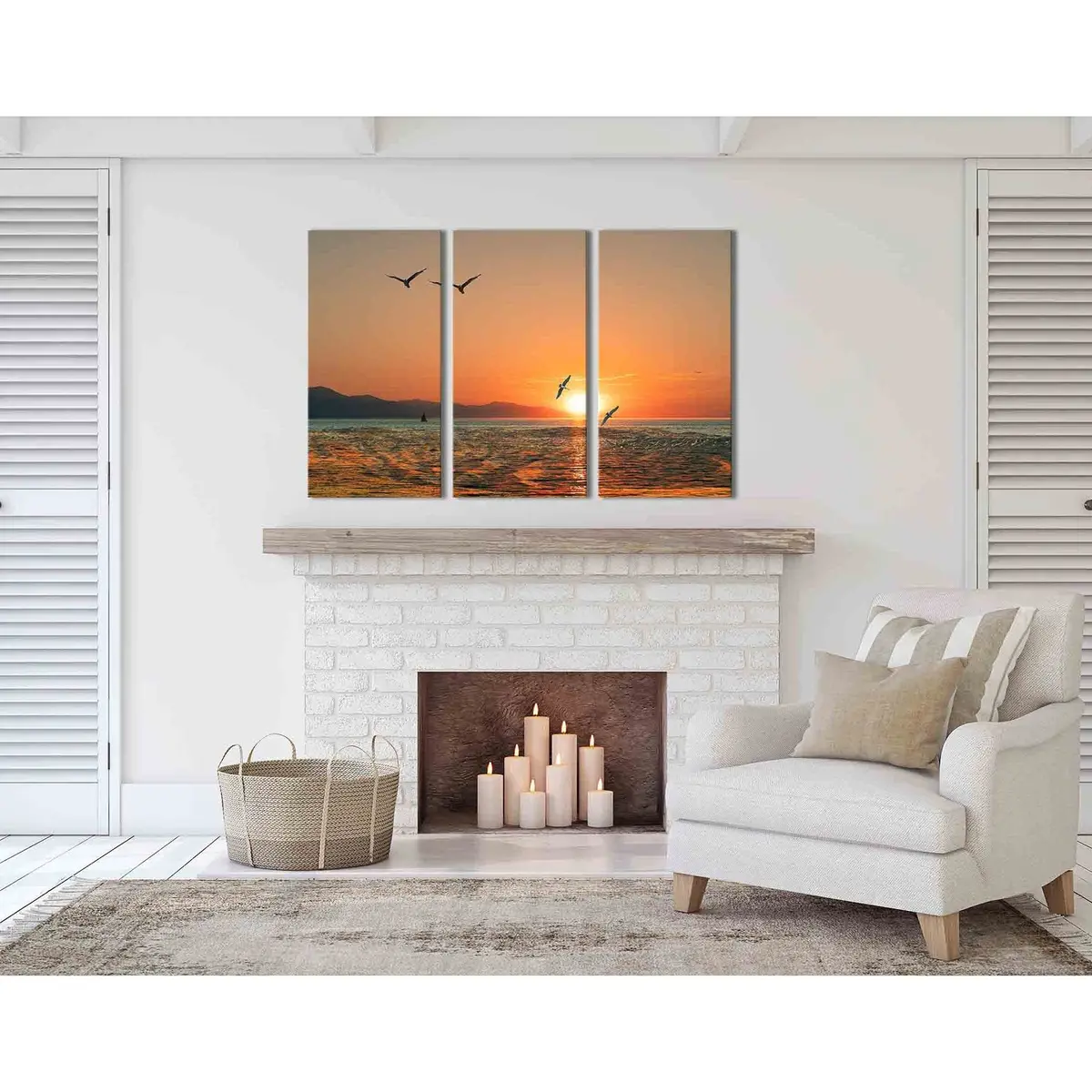 Morning Sun On The Sea №D1237 Ready To Hang Canvas Print 5