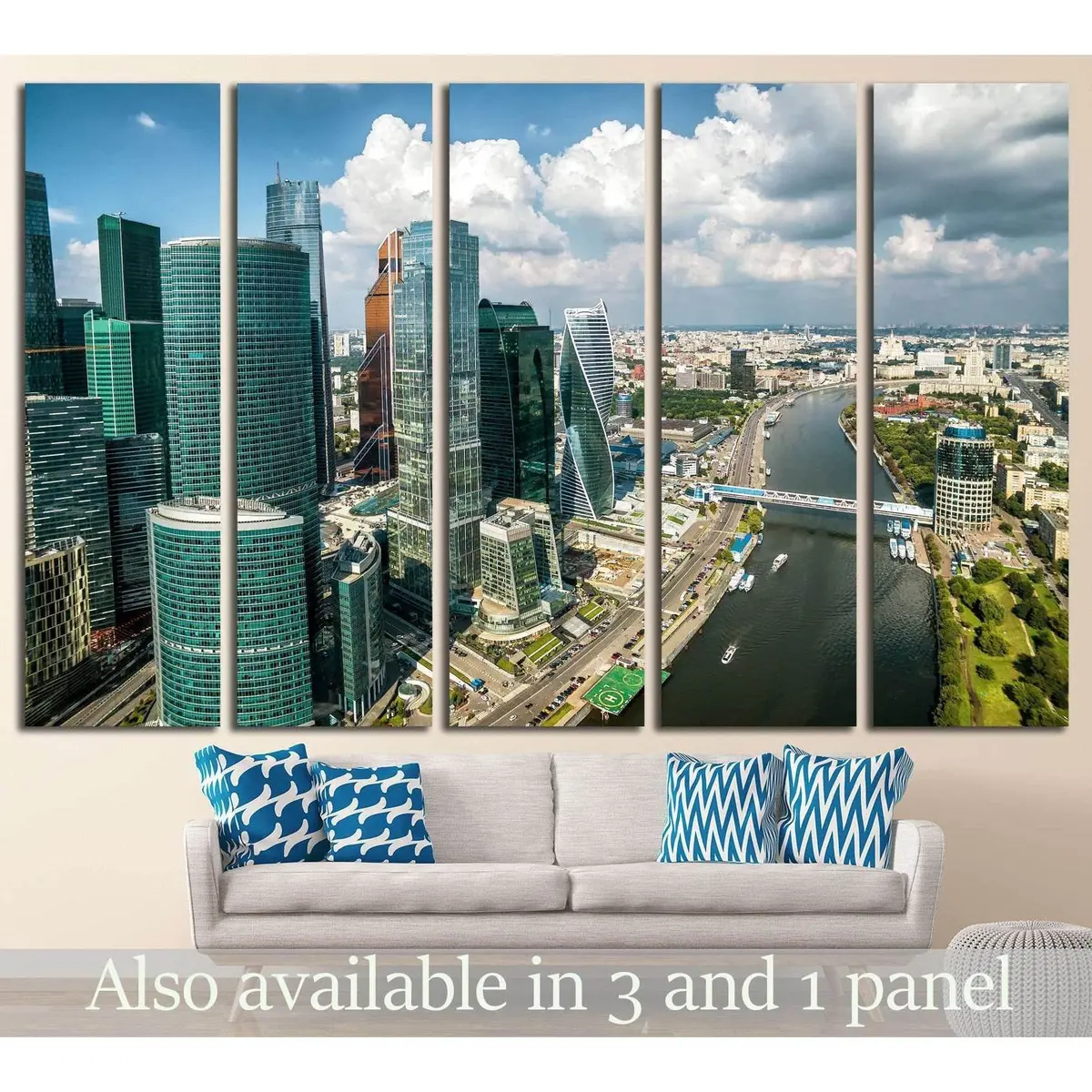 Moscow #1550 Premium Canvas Wall Art – Ready to Hang