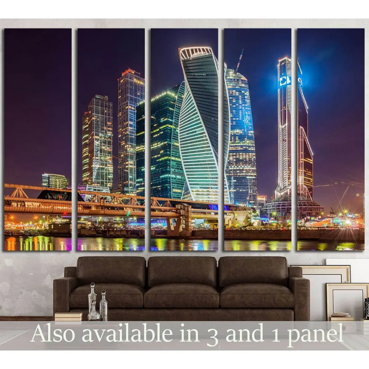 Moscow, Russia #1551 Premium Ready-to-Hang Canvas Wall Art