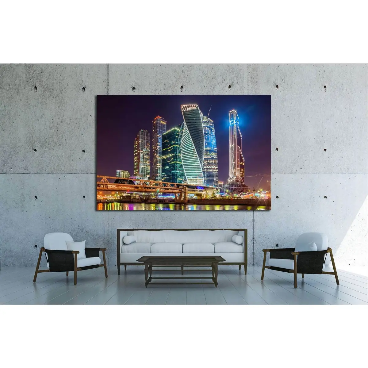 Moscow, Russia №1551 Ready To Hang Canvas Print 2