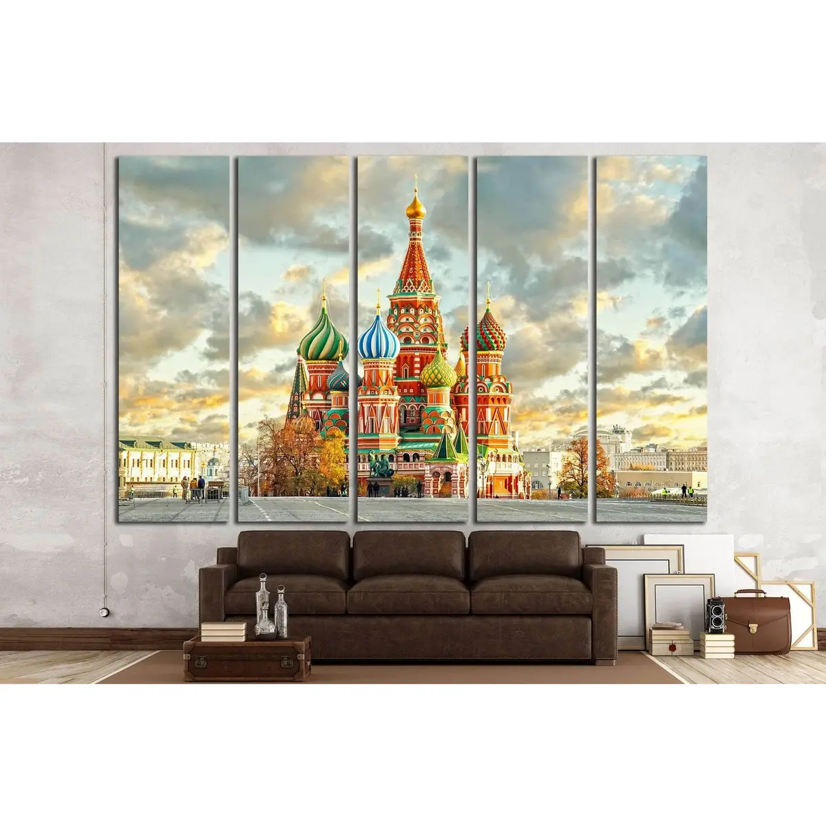Ready-to-Hang Canvas Print Featuring St. Basil's Cathedral at Moscow's Historic Red Square - Image 3