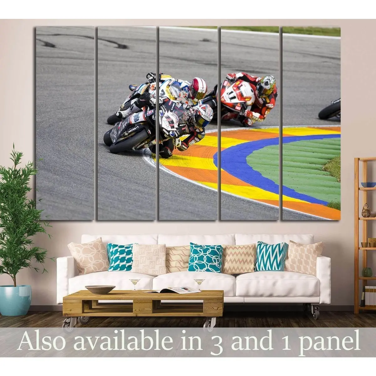 Premium Moto GP Rider #162 Canvas Wall Art – Ready to Hang
