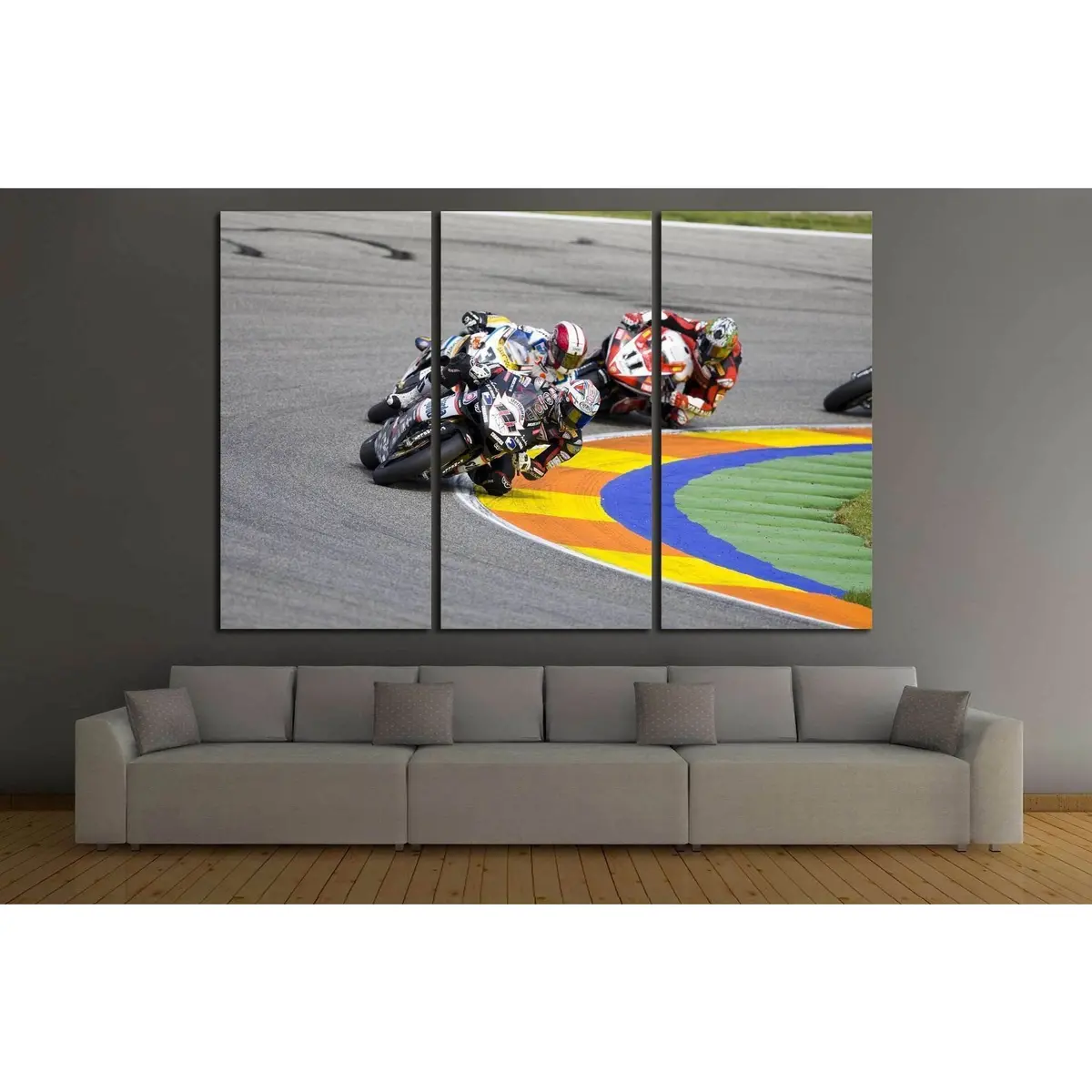 Moto Gp Riders №162 Ready To Hang Canvas Print 5