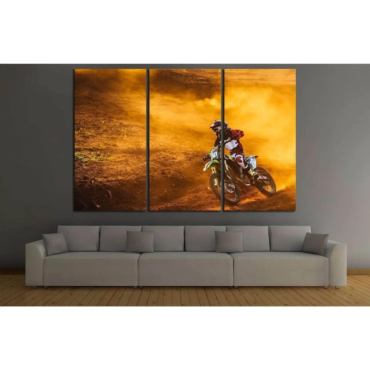 Motocross №169 Ready To Hang Canvas Print 5