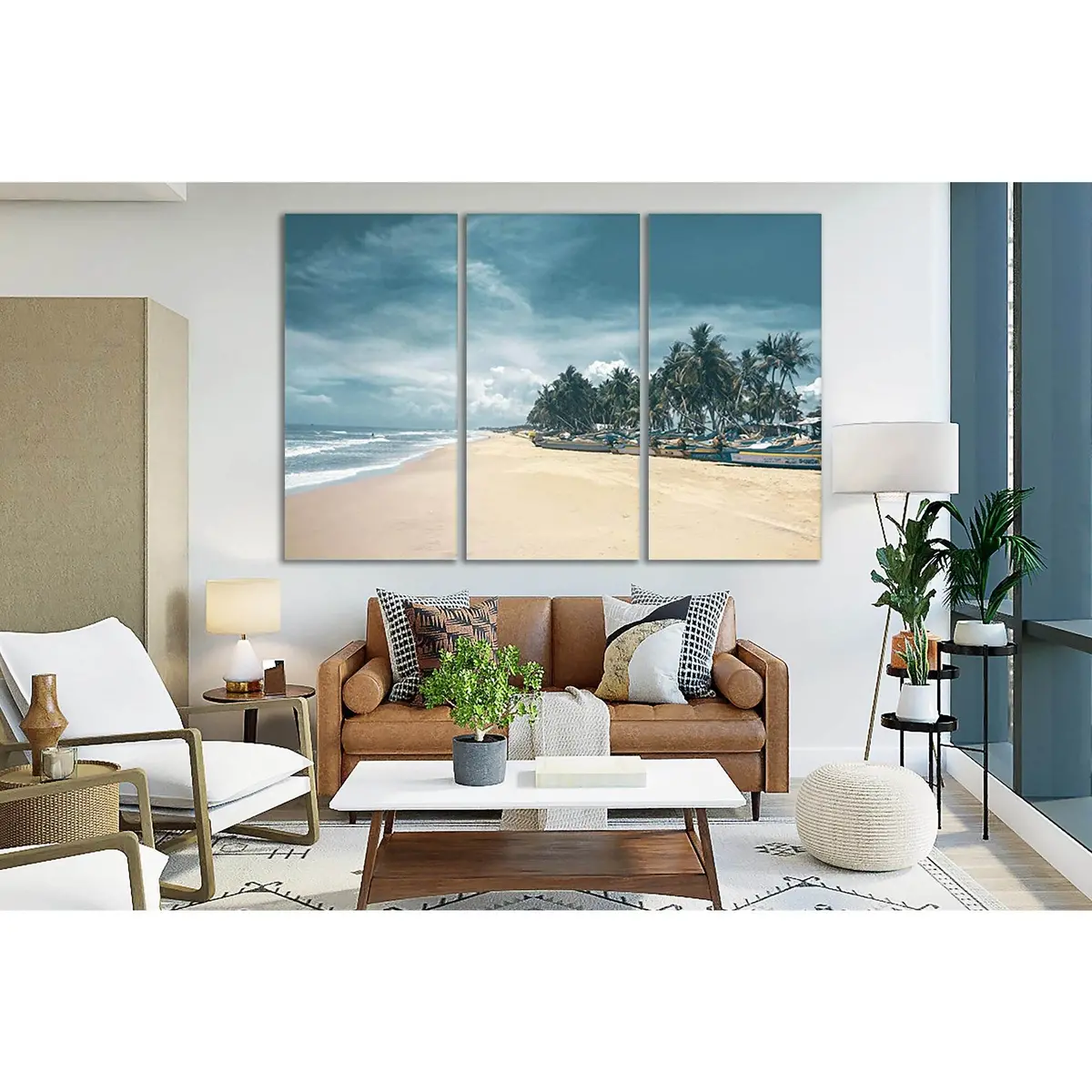 Motor Boats Onshore №Sl95 Ready To Hang Canvas Print 5