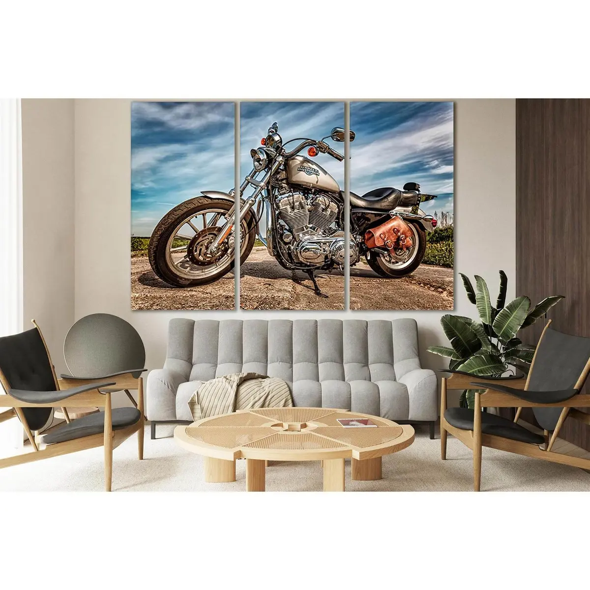 Motorcycle Harley Davidson №Sl760 Ready To Hang Canvas Print 5