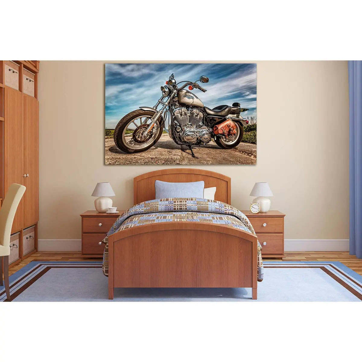 Motorcycle Harley Davidson №Sl760 Ready To Hang Canvas Print 2