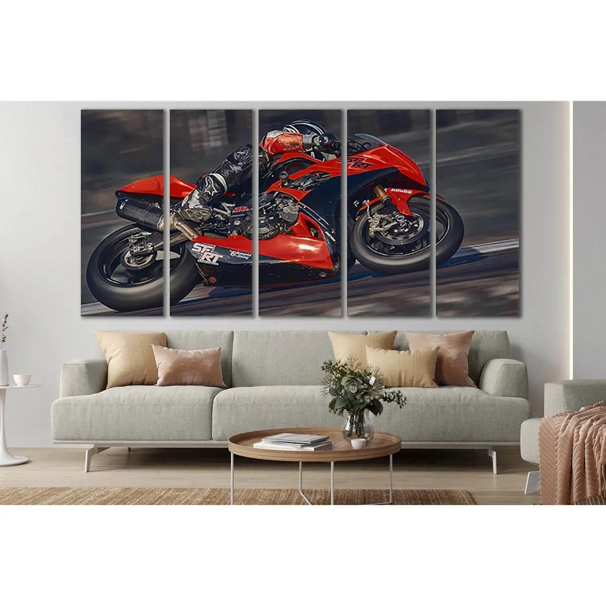 High-Speed Motorcycle Art №SL765 – Premium Ready-to-Hang Canvas Wall Decor - Image 3