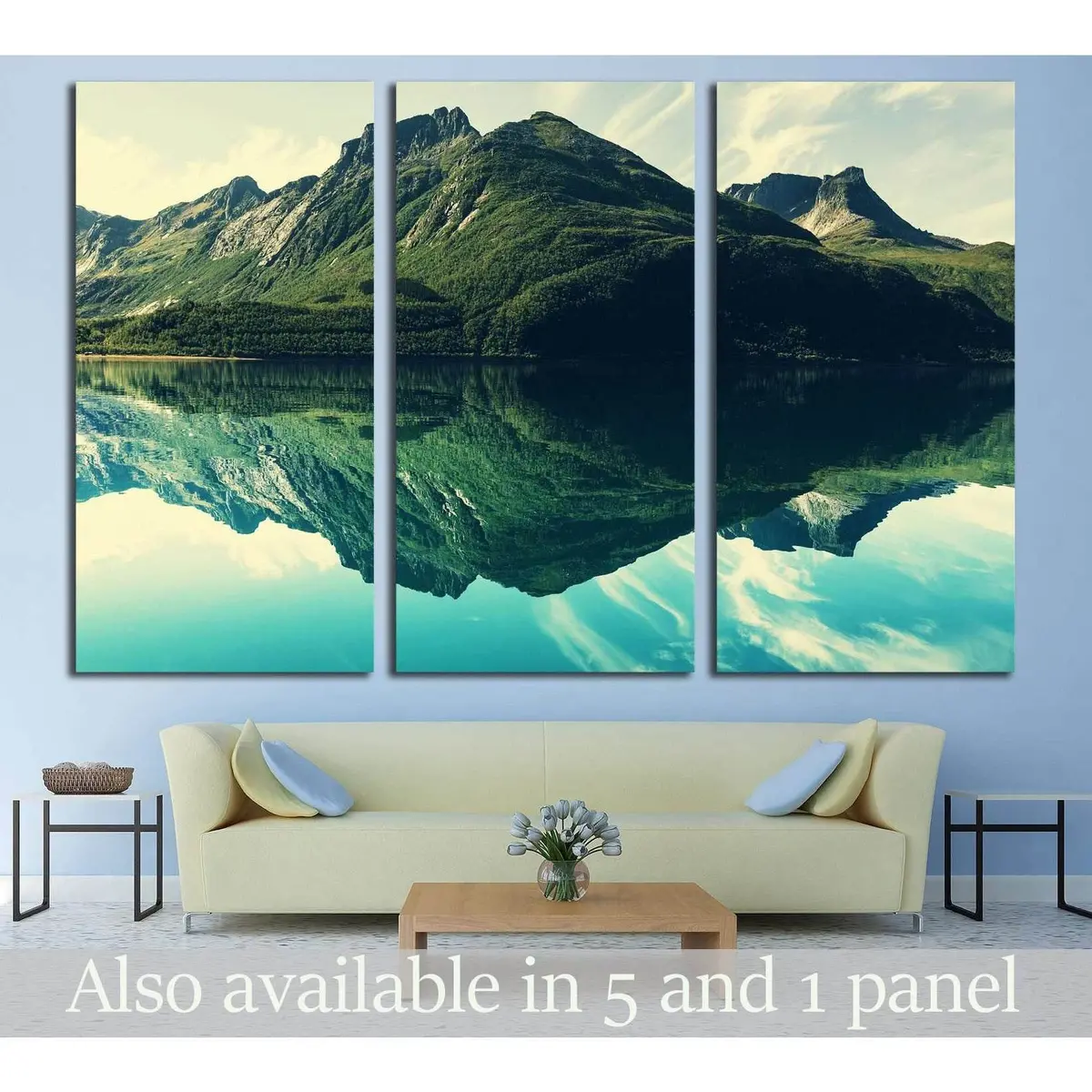 Mountains №548 Ready To Hang Canvas Print 1