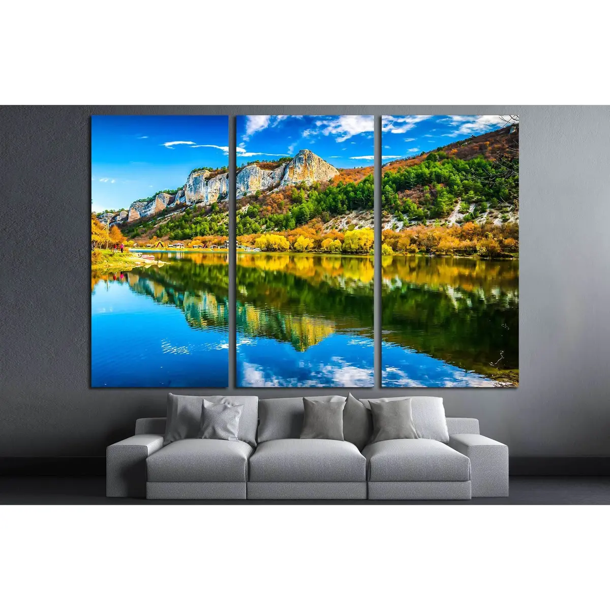 Mountains And Lakes №2706 Ready To Hang Canvas Print 5