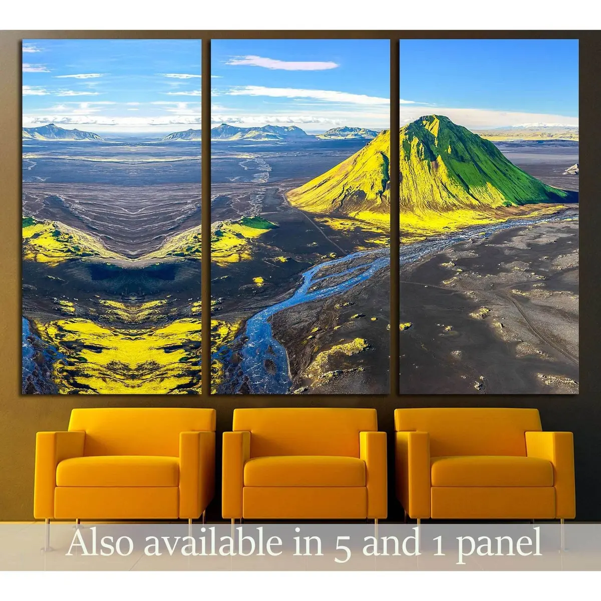 Mountains And River №2842 Ready To Hang Canvas Print 5
