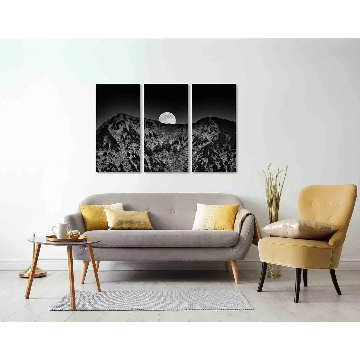 Mountains At Night №D2830 Ready To Hang Canvas Print 5