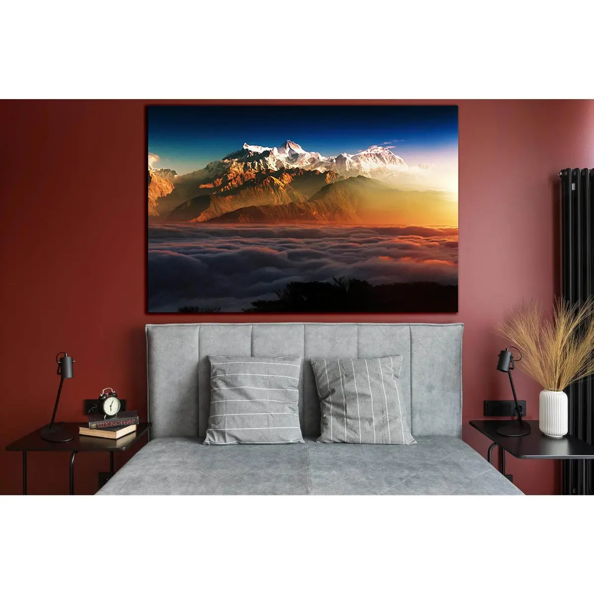 Mountains In Clouds №Sl1590 Ready To Hang Canvas Print 2