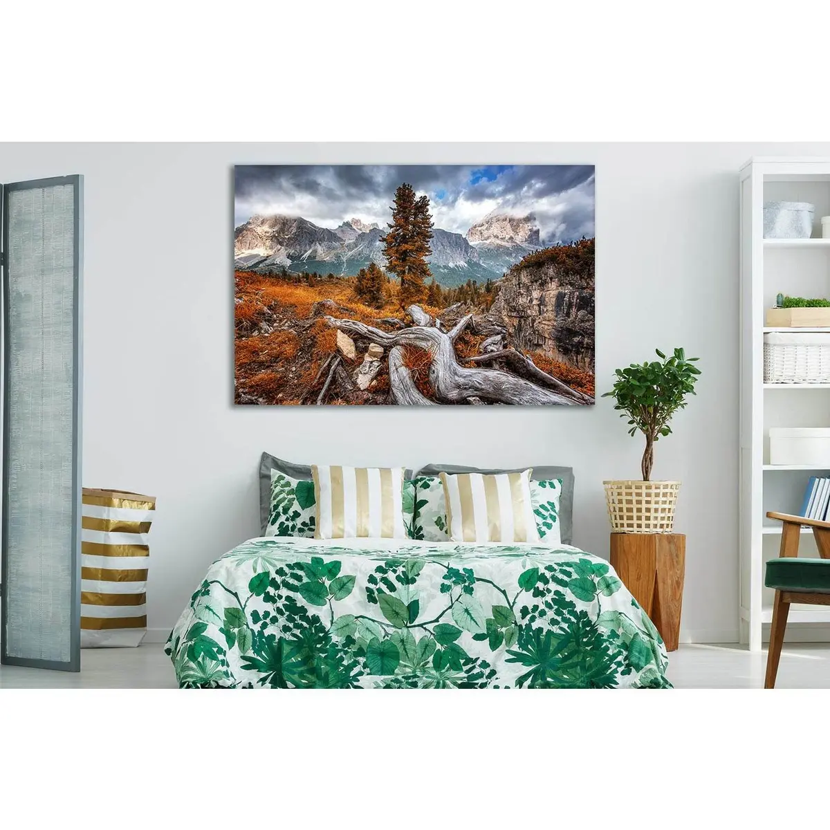 Mountains In Dolomites Alps №Sl09 Ready To Hang Canvas Print 1
