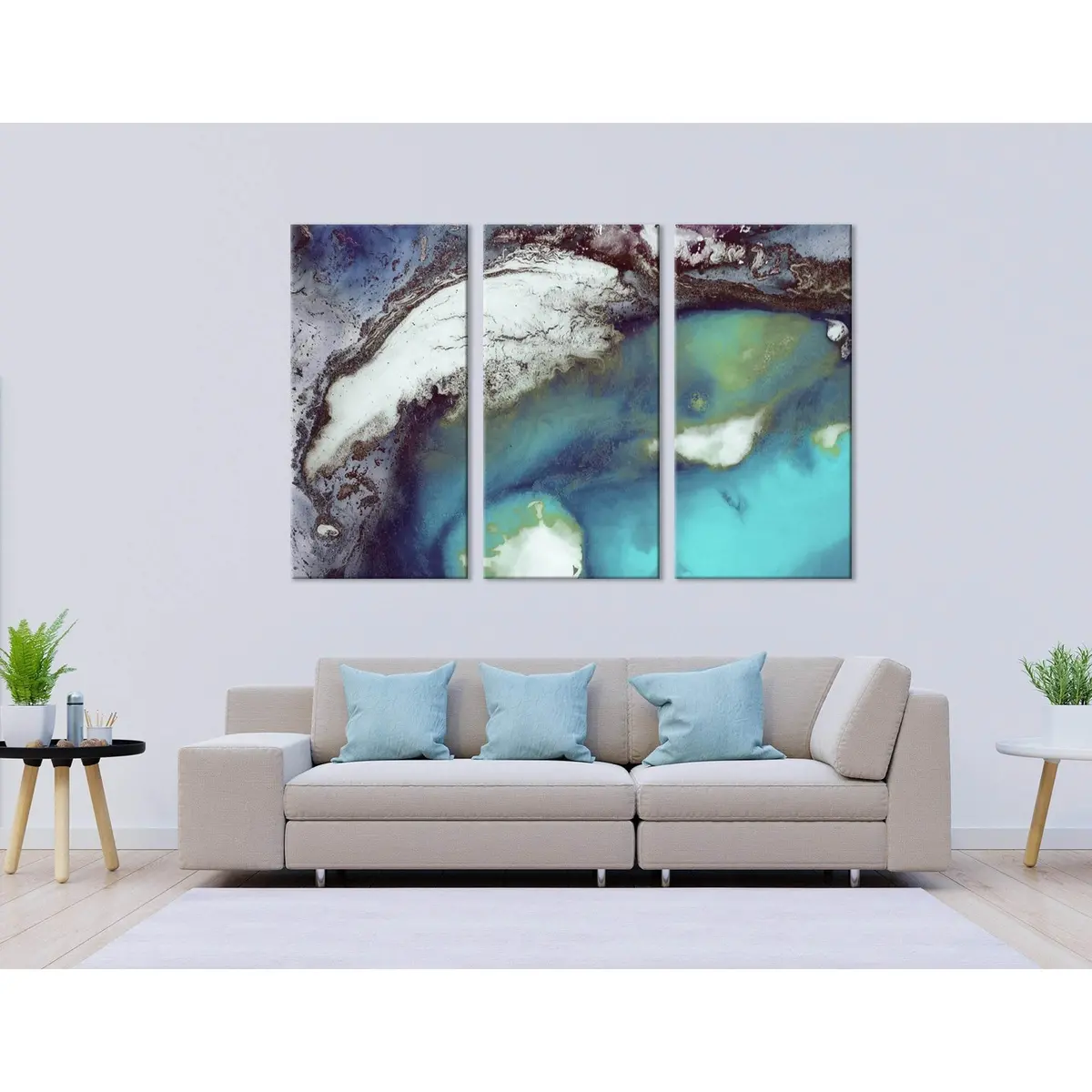 Mountains Near The Ocean №04284 Ready To Hang Canvas Print 5