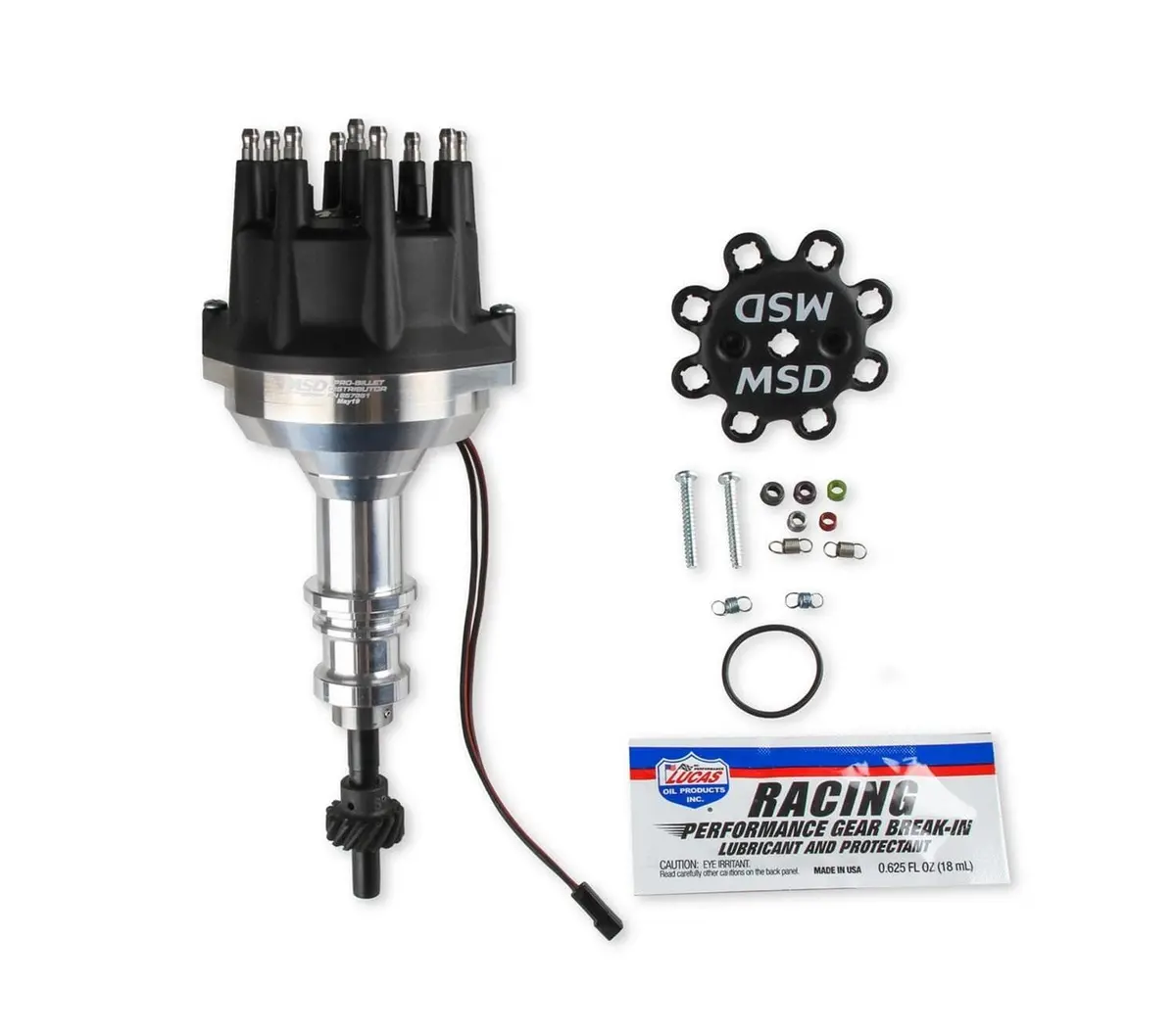 Msd Pro-Billet Distributor With Adjustable Vacuum Advance 1