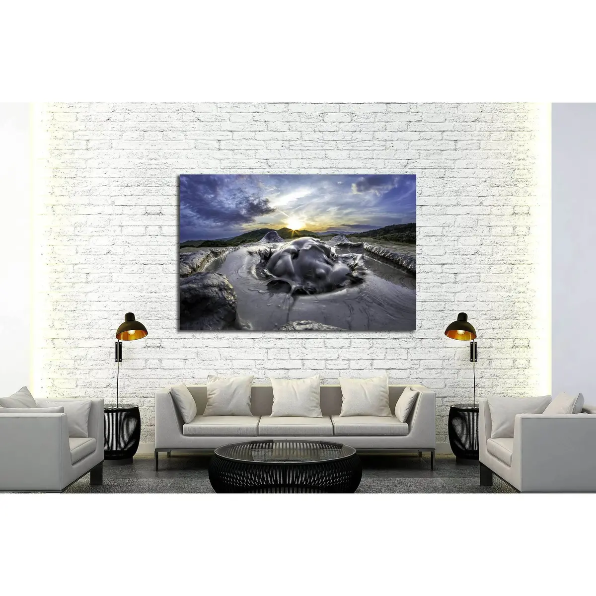 Mud Volcano №2915 Ready To Hang Canvas Print 3