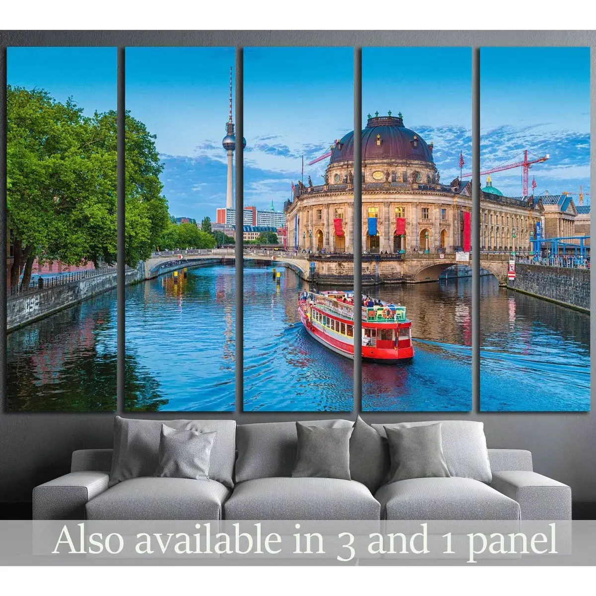 Premium Ready-to-Hang Canvas Art Print of Museum Island, Berlin – Edition #847