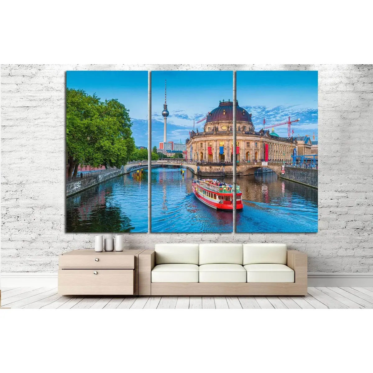 Museum Island, Berlin, Germany №847 Ready To Hang Canvas Print 5