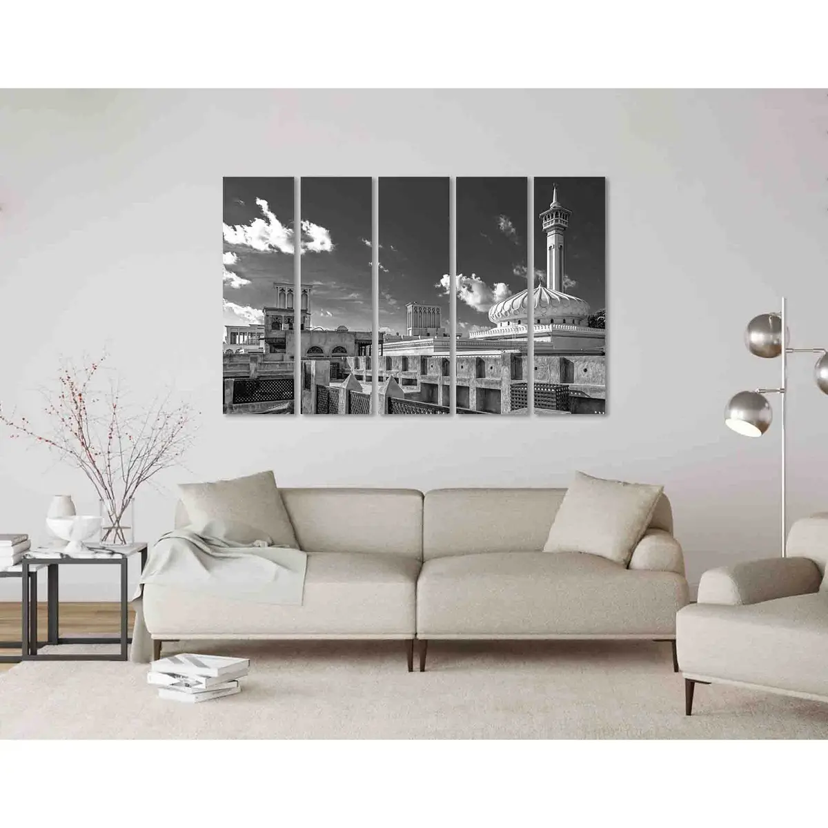 Enigmatic Temple Art Print – D2817, Ready-to-Hang Canvas - Image 3
