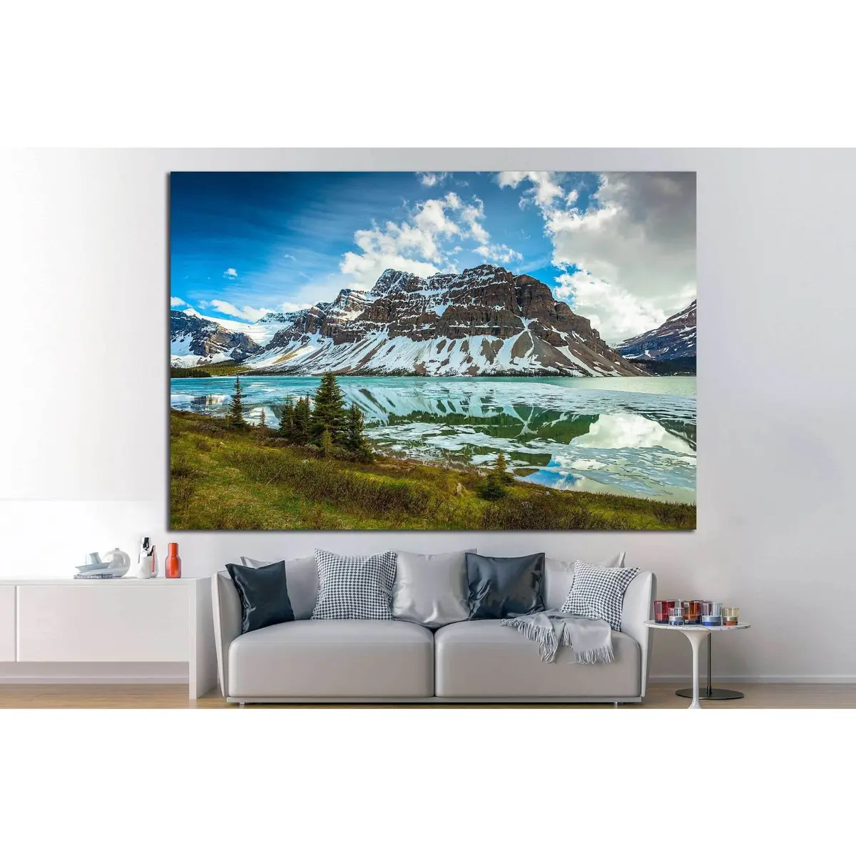 National Park Alberta, Canada №19 Ready To Hang Canvas Print 3