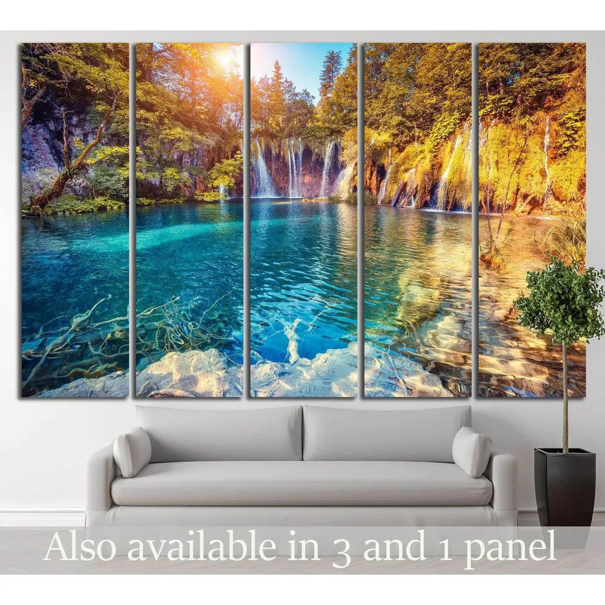 National Park, Croatia Canvas Print, Ready To Hang №631 5