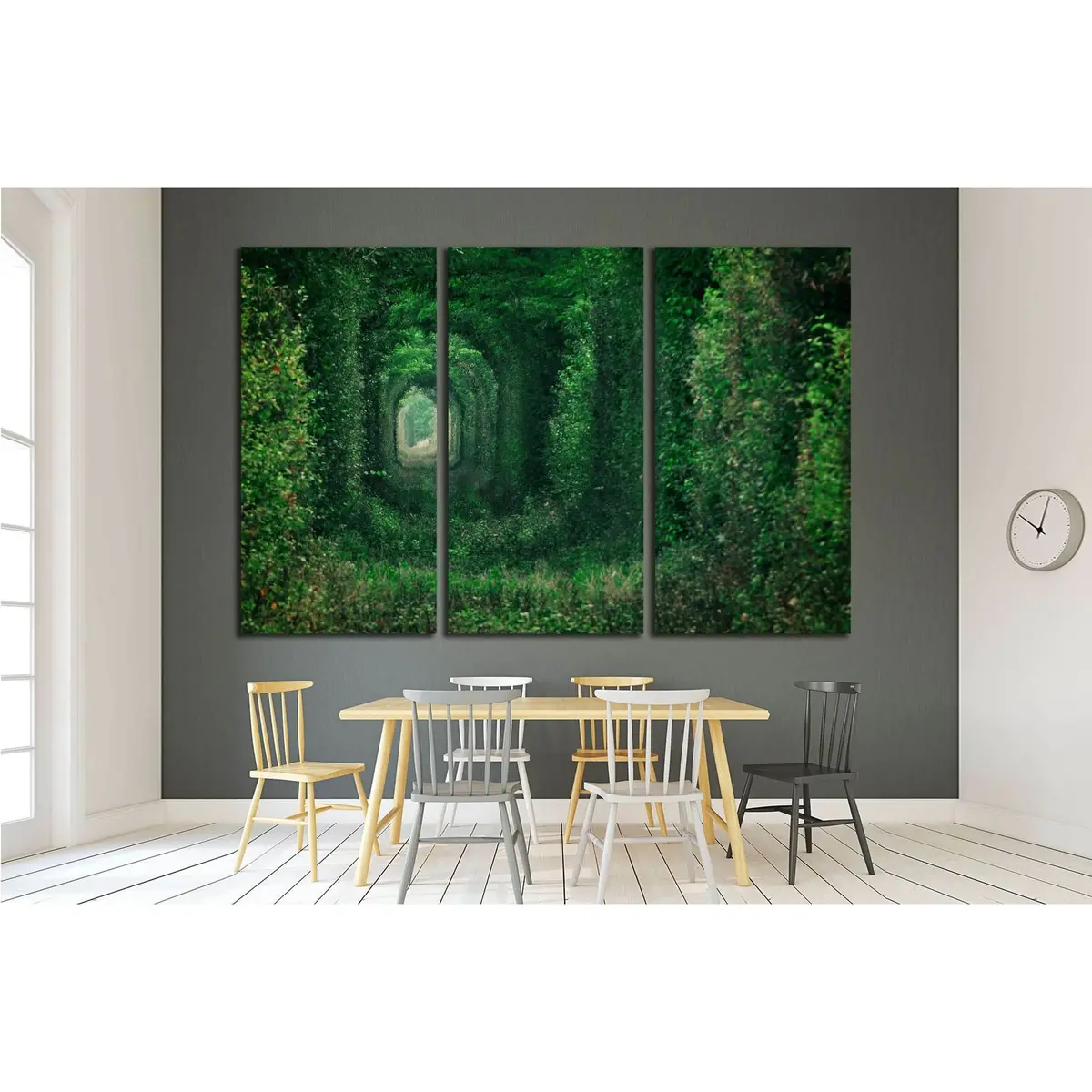Natural Tunnel Formed By Trees In Romania №2830 Ready To Hang Canvas Print 5