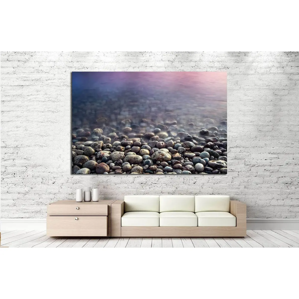 Nature Composition Of Sunset №838 Ready To Hang Canvas Print 2