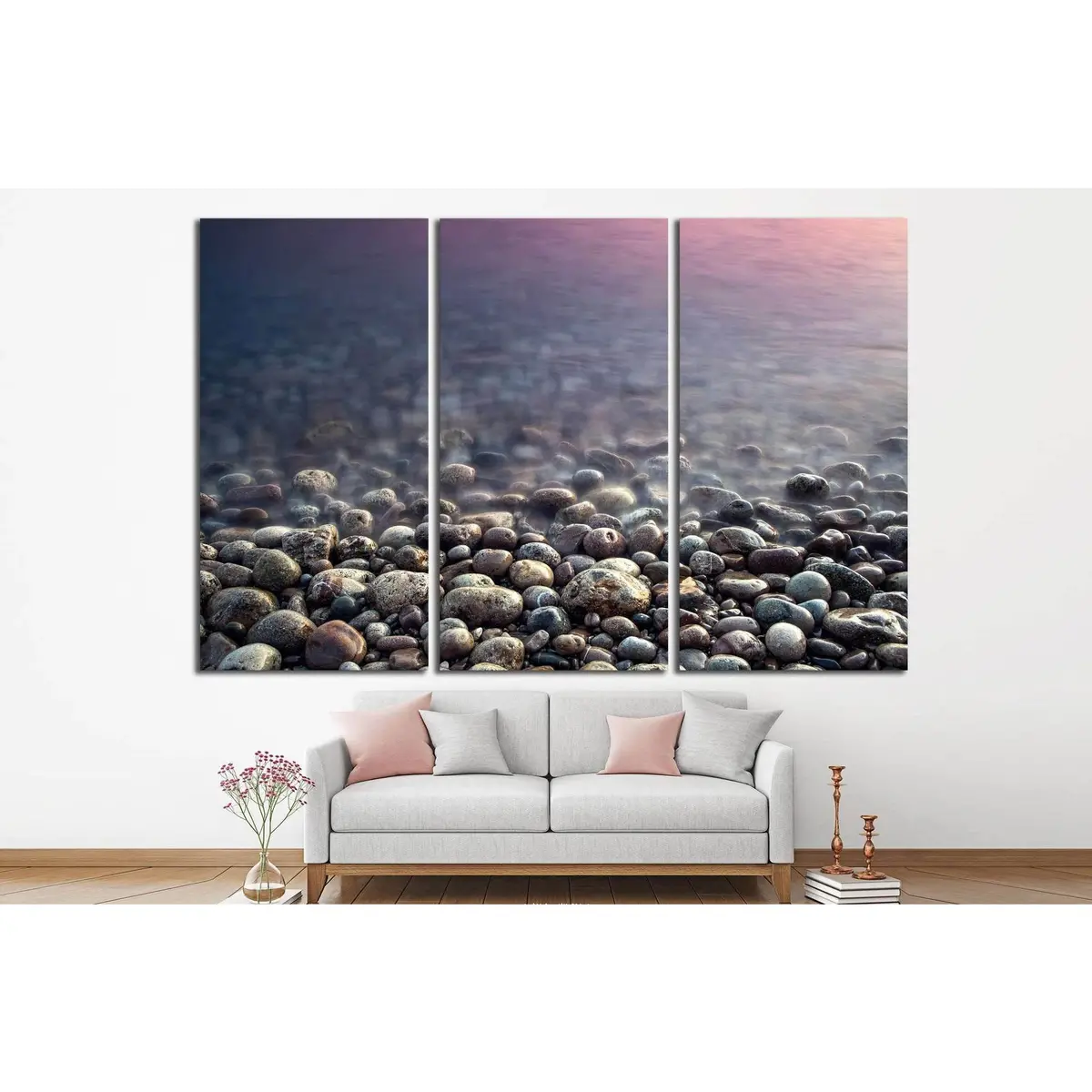 Nature Composition Of Sunset №838 Ready To Hang Canvas Print 5