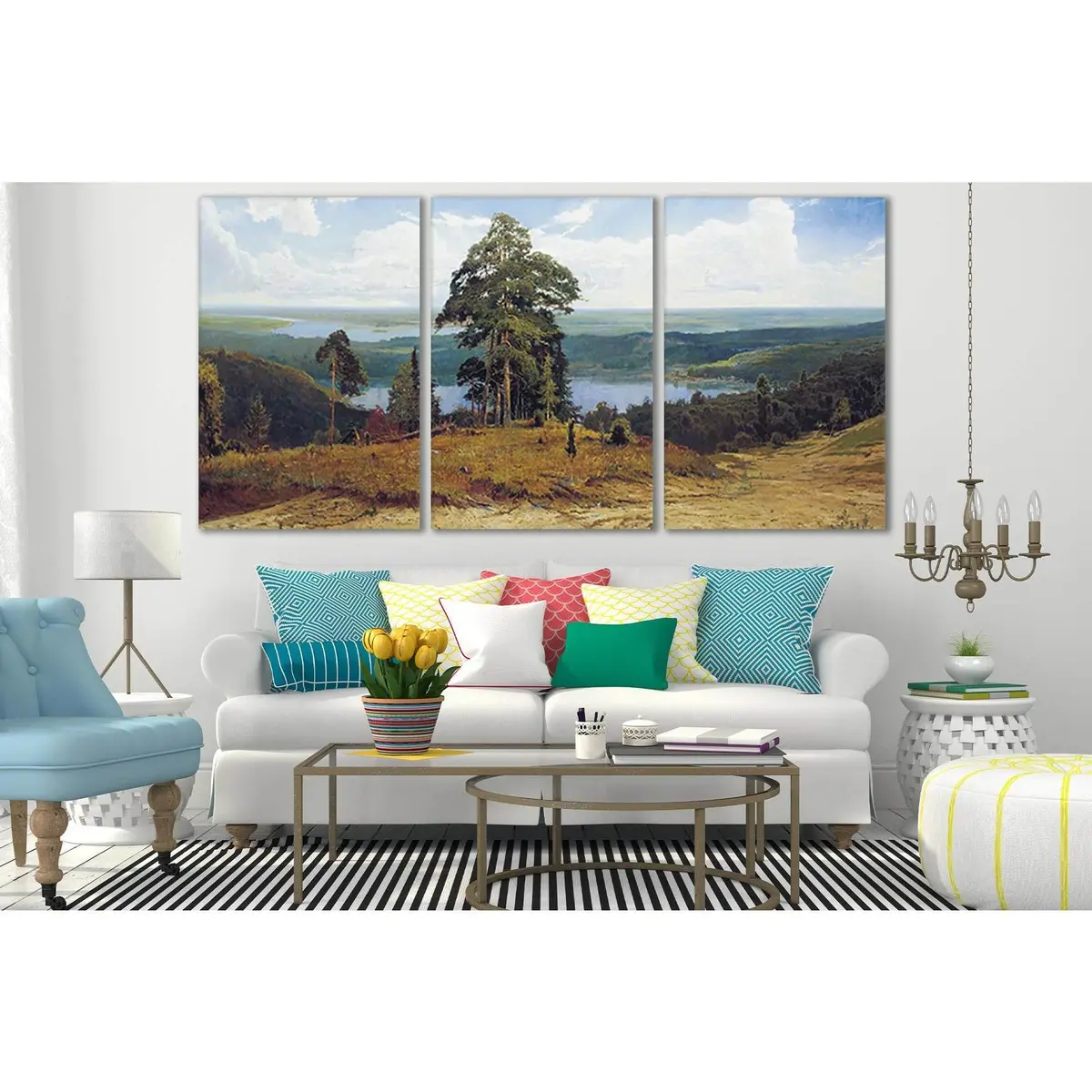 Nature Trees Oil Painting №Sl573 Ready To Hang Canvas Print 5