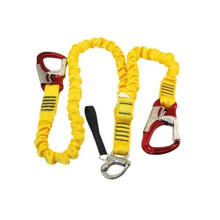 Kong 3 Link Safety Line  - Lifeline, Elastic, Two Carabiners & Snap Shackle 1