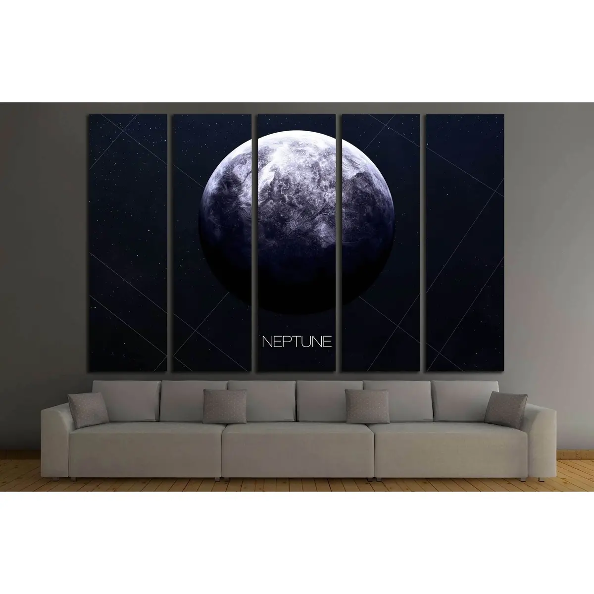 Neptune Astronomy Canvas Print – High-Resolution Solar System Wall Art, Ready to Hang - Image 3