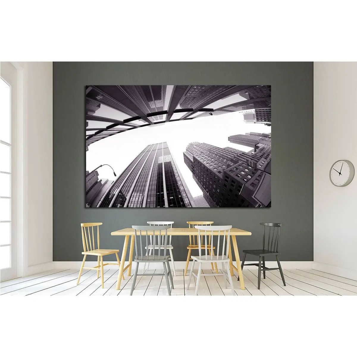 New York №1507 Ready To Hang Canvas Print 3