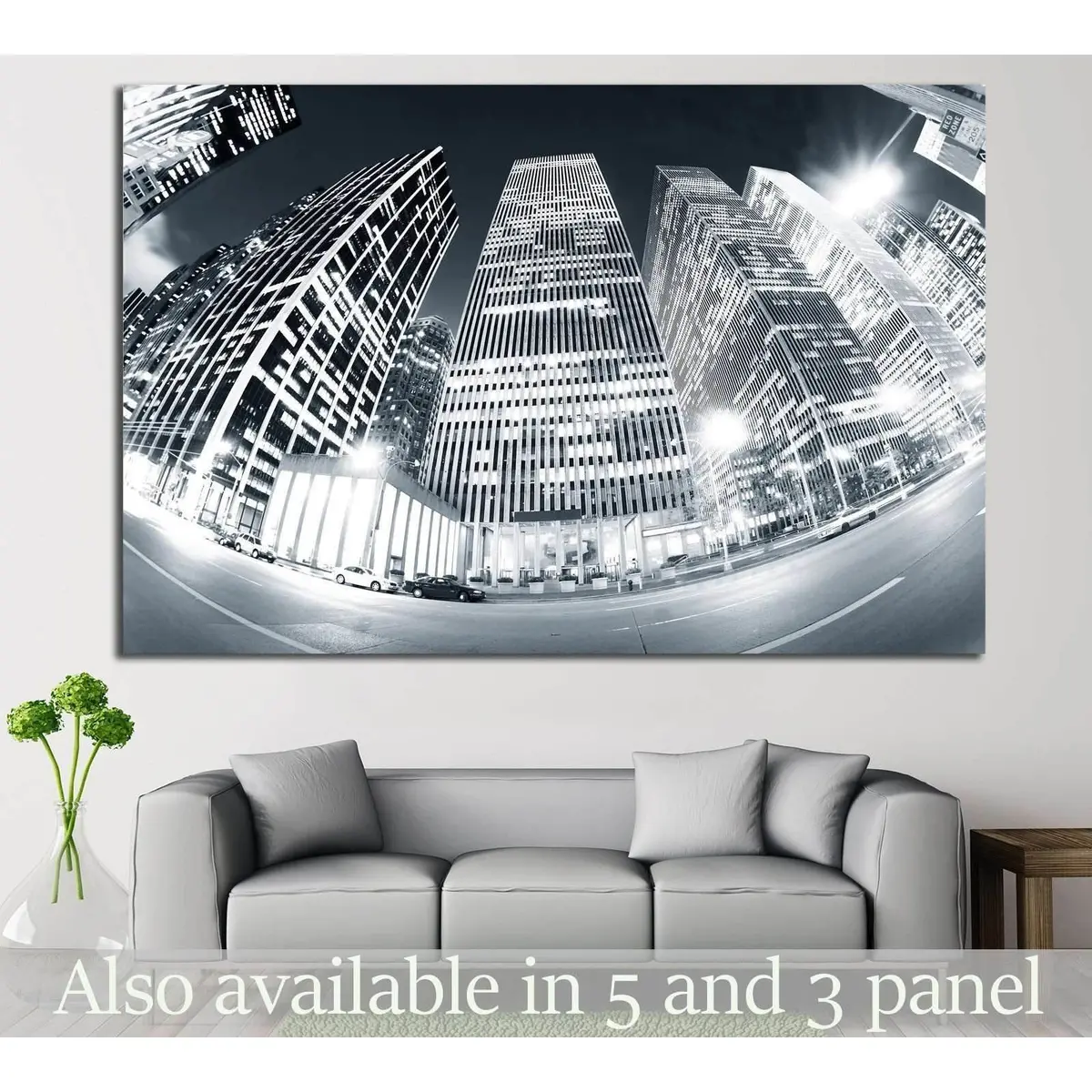New York №755 Ready To Hang Canvas Print 1