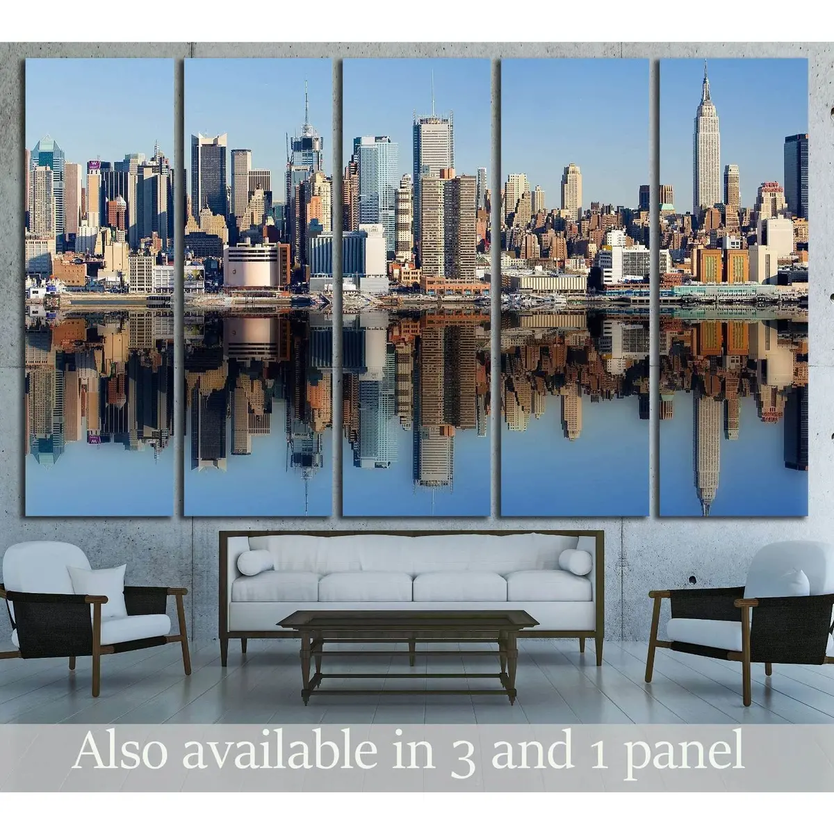 NYC #2580 Premium Canvas Wall Art – Ready-to-Hang with Included Hardware