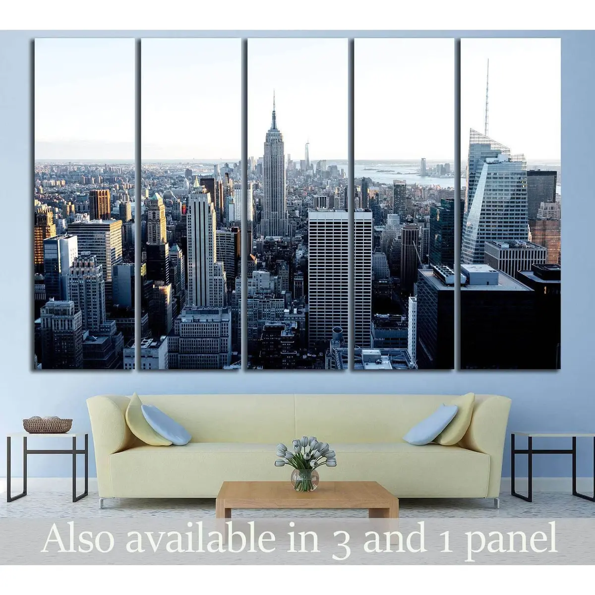 New York City №542 Ready To Hang Canvas Print 1