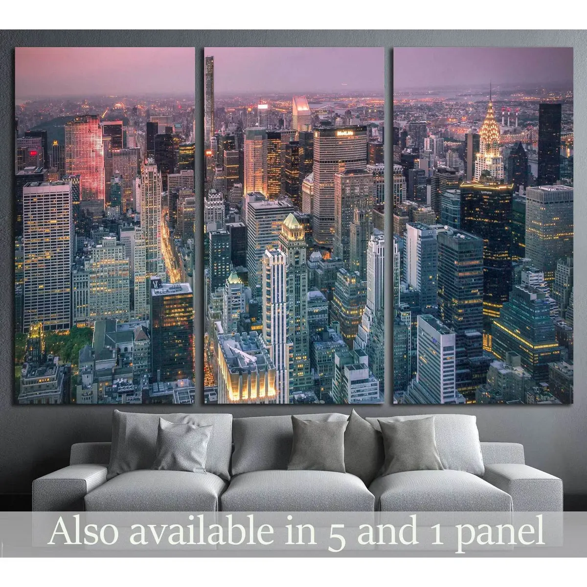 New York City Scape №1441 Ready To Hang Canvas Print 5