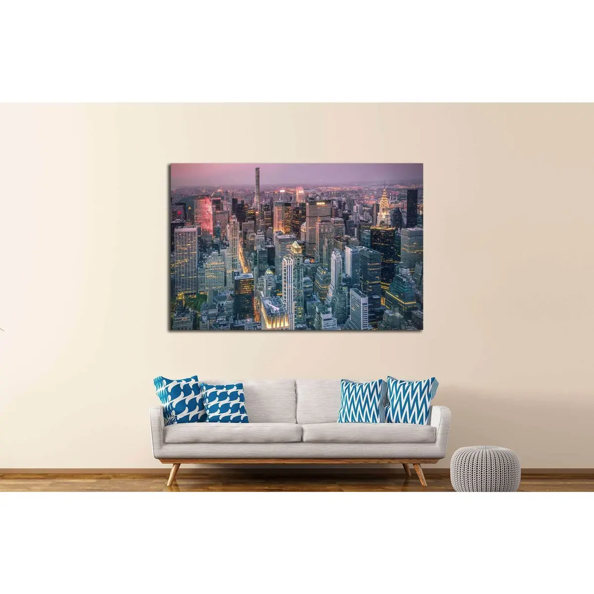 New York City Scape №1441 Ready To Hang Canvas Print 2