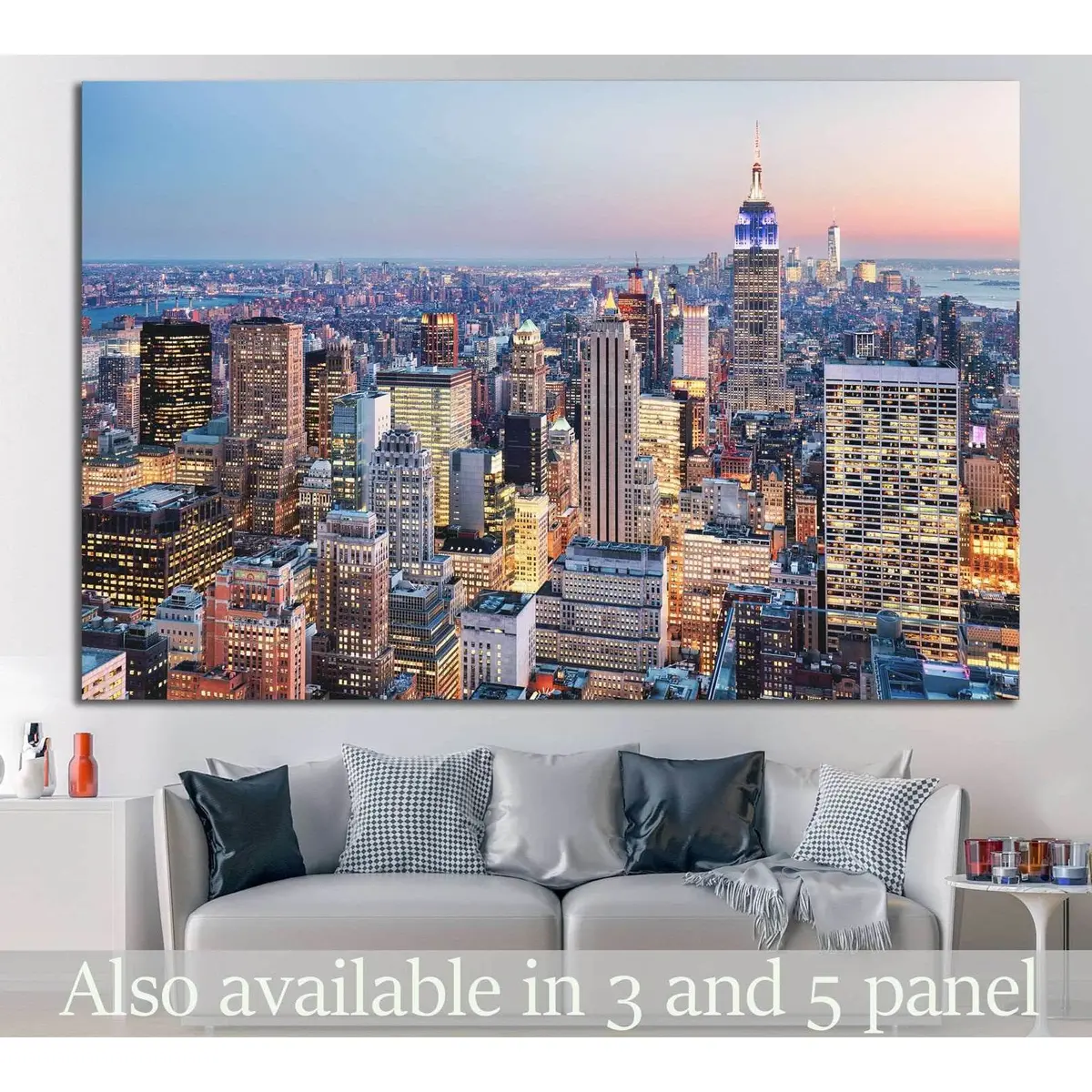 New York City, Usa №1121 Ready To Hang Canvas Print 1