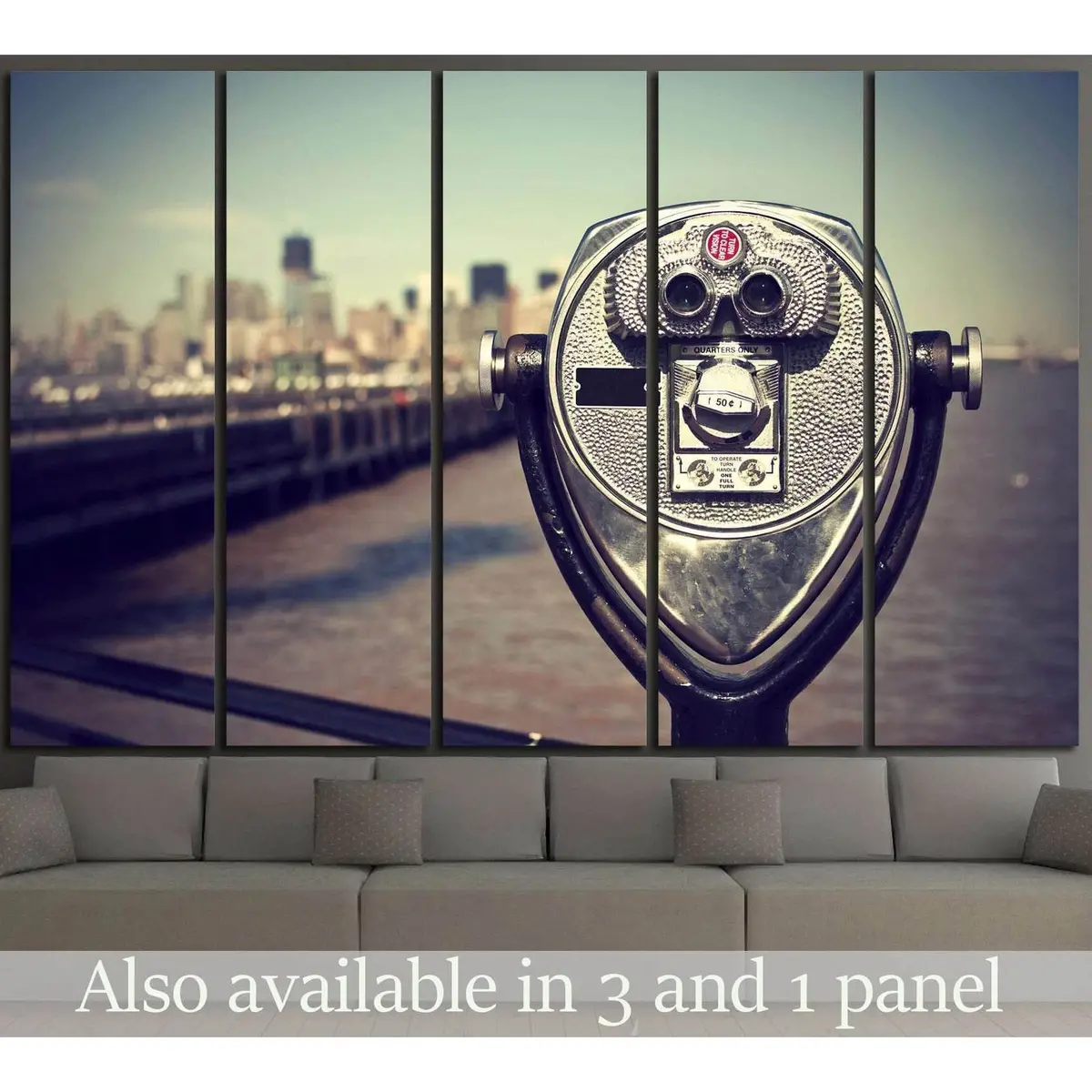 New York City #863 Premium Ready-to-Hang Canvas Wall Art
