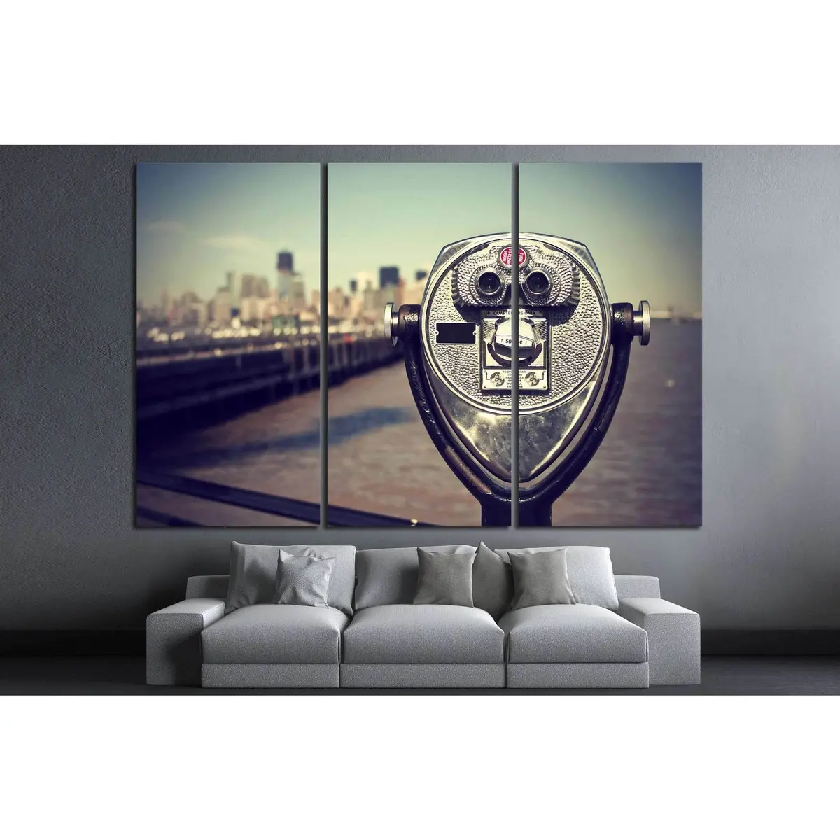 New York City, Usa №863 Ready To Hang Canvas Print 5