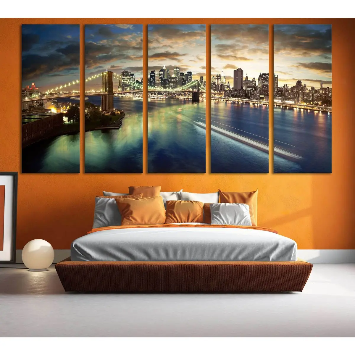 New York City Skyline Canvas Art Print – Ready-to-Hang Decor