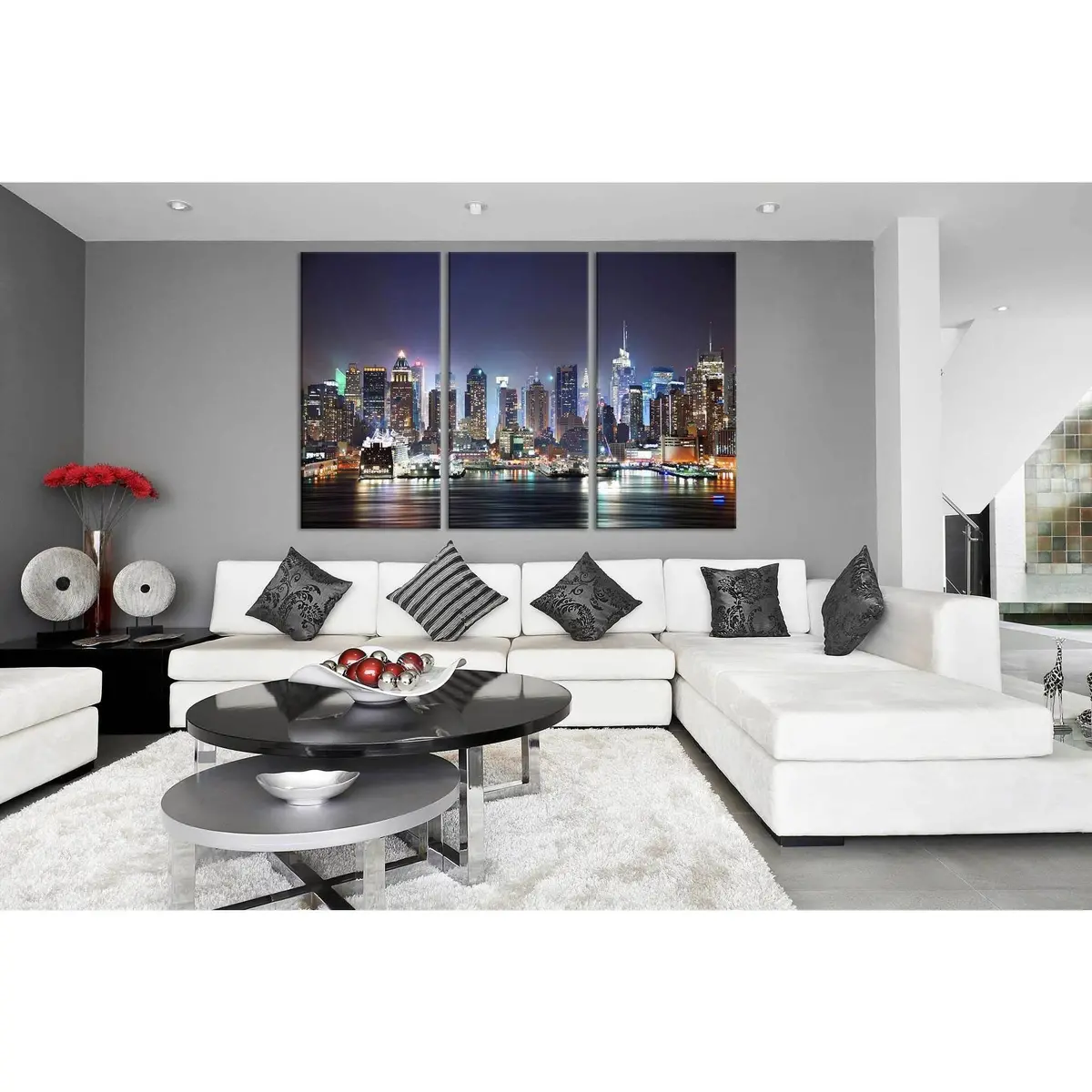 New York Cityscape №612 Ready To Hang Canvas Print 5