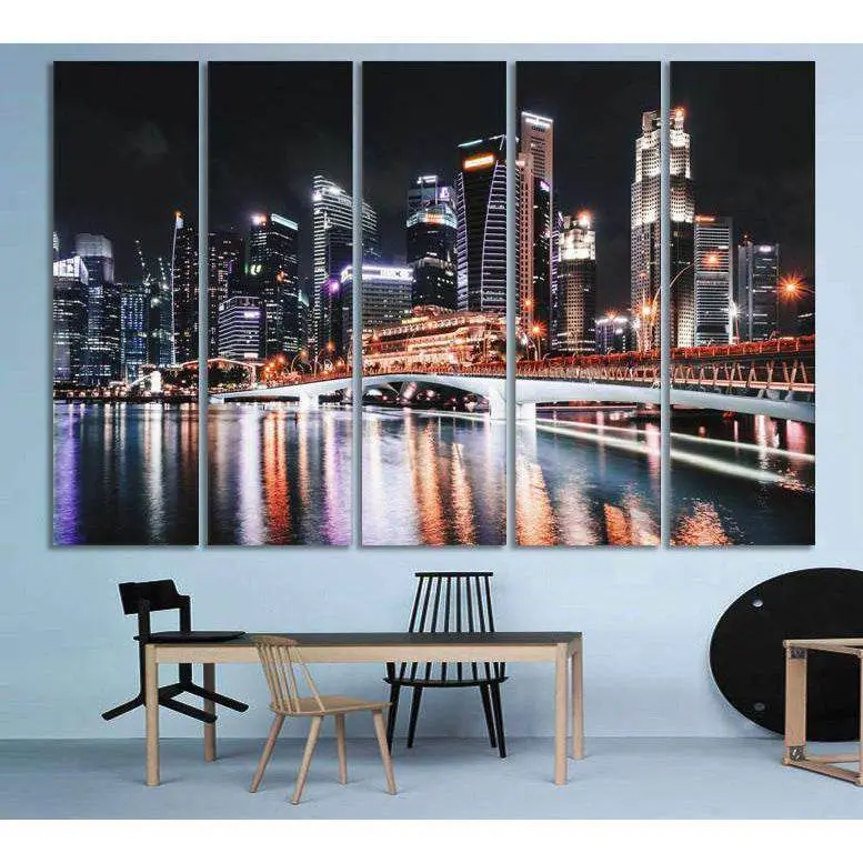 New York City Skyline Canvas Art №890 – Ready-to-Hang Decor