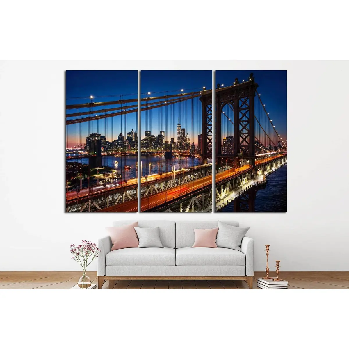 New York Manhattan №574 Ready To Hang Canvas Print 5